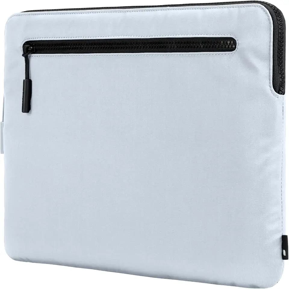 Incase Compact Laptop Sleeve with Flight Nylon - 13 inch Laptop Sleeve for MacBook Air - Faux Fur Lining, Lightweight, Durable, Weather Resistant, Slip Pocket for Accessories - City Grey