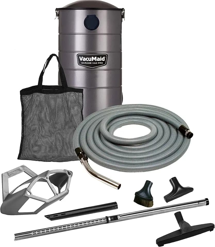GV50PRO Wall Mounted Garage and Car Vacuum with 50 ft. Hose and Tools.
