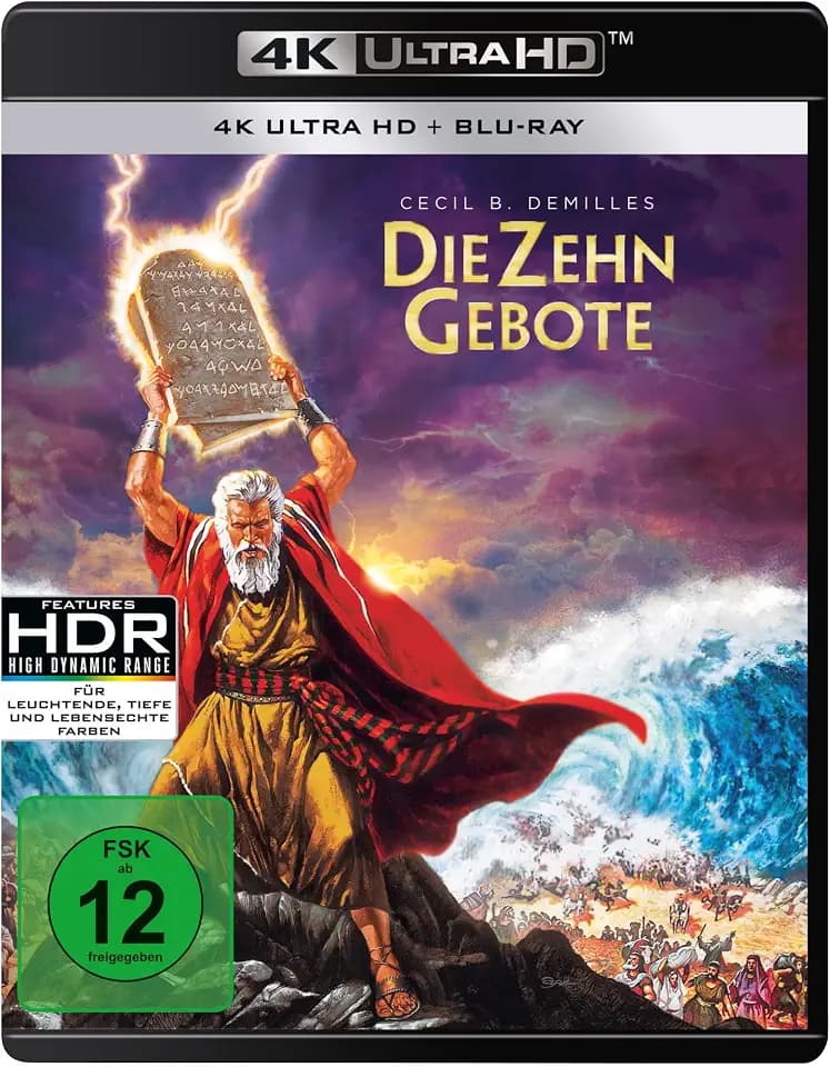 Die Zehn Gebote (4K Ultra HD) (+ Blu-ray2D) [Blu-ray]