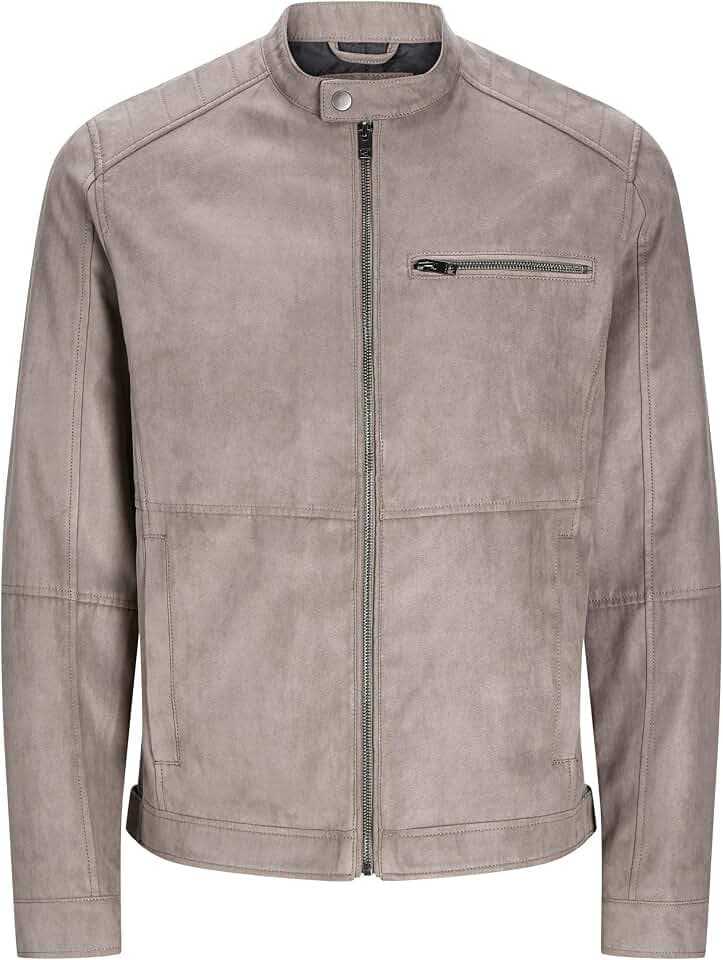 JACK & JONES Male Lederjacke Lederjacke