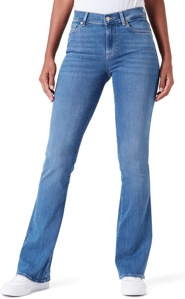 7 For All Mankind Damen Bootcut Bair Stream Jeans