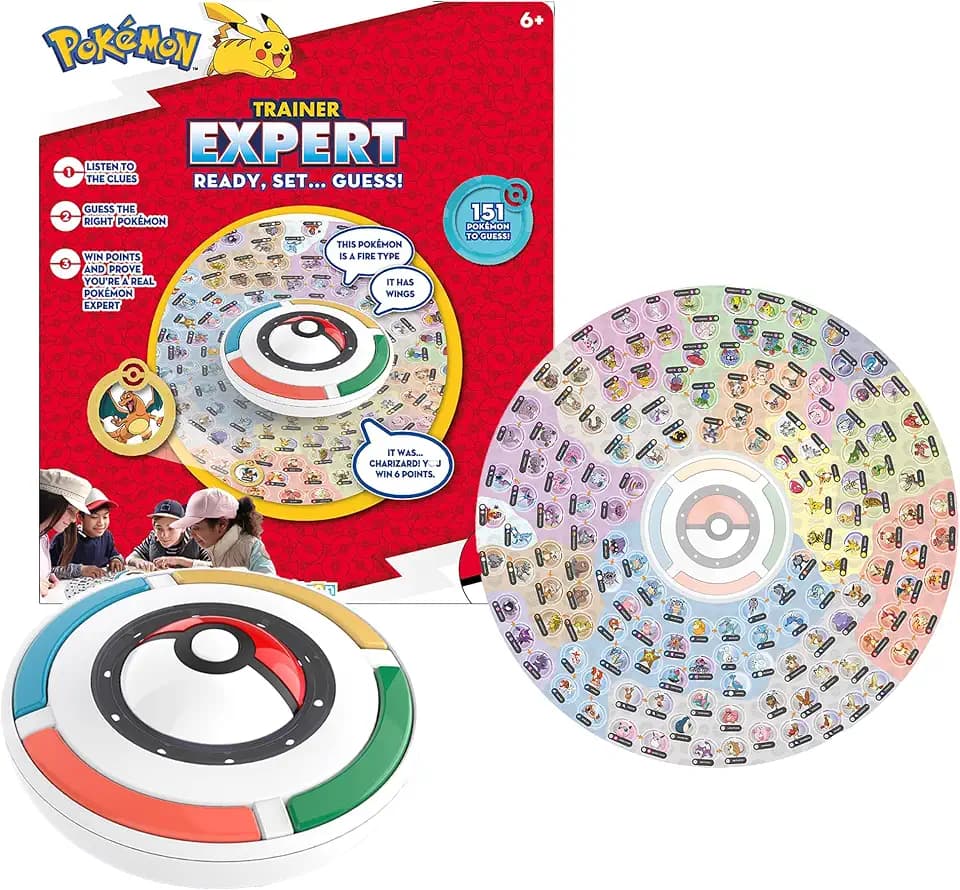 Zanzoon Pokémon Trainer Expert Electronic Guessing Board Game for Ages 6+