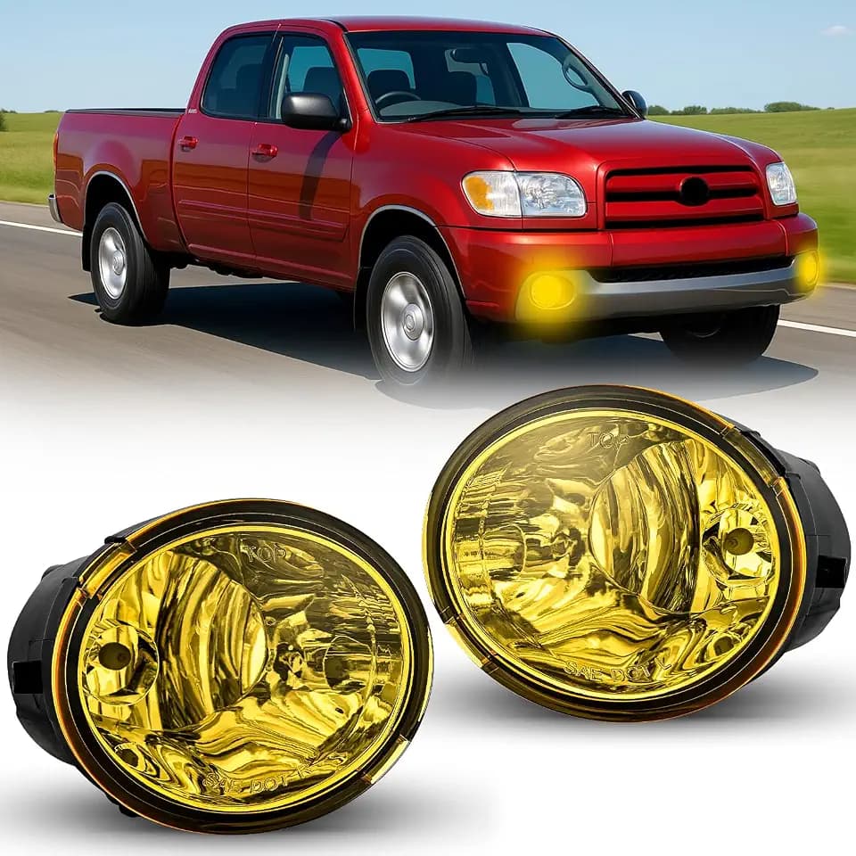Nilight Fog Lights Assembly Compatible with 2001-2007 Toyota Sequoia