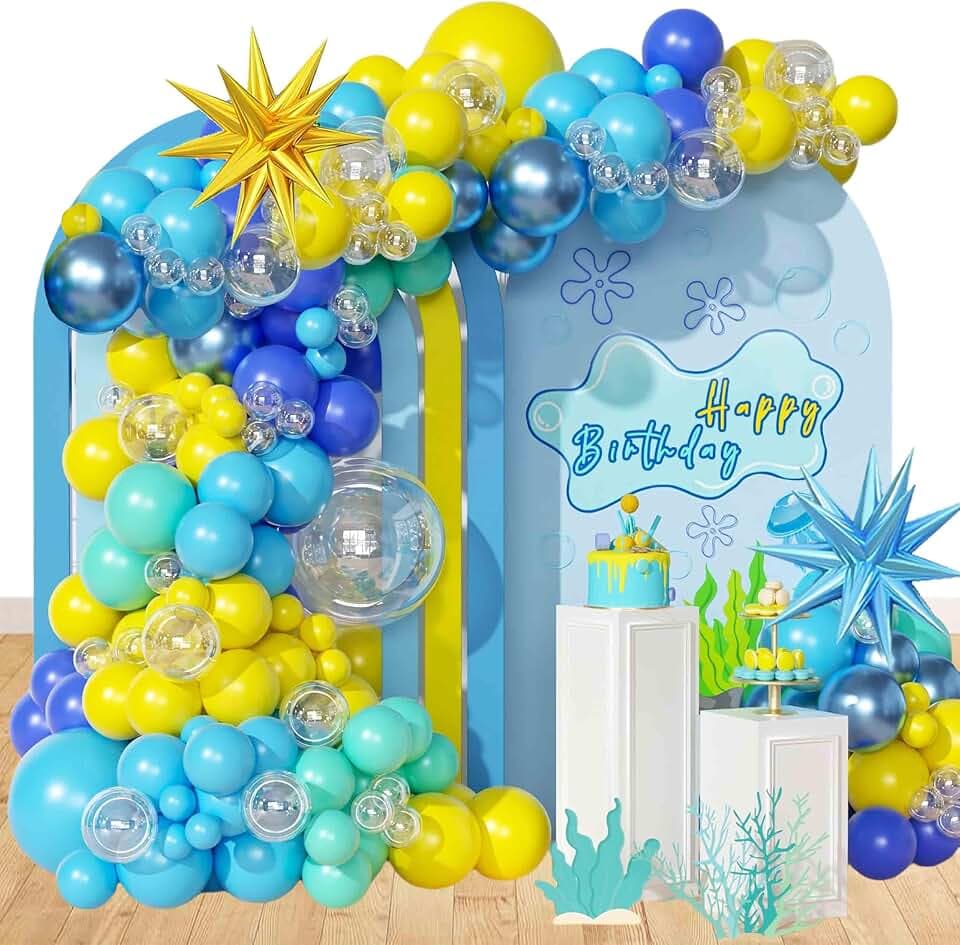 Geburtstags Sponge Luftballons Dekorationen Sponge Folienballons Geburtstag Deko für Geburtstags Dekorationen Partyzubehör