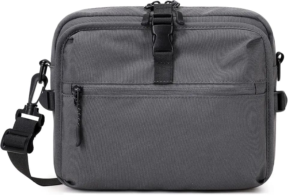 Lohol Small Messenger Bag for Men Women, Adjustable Crossbody Sling bag Purse for Daily Use Travel Sports