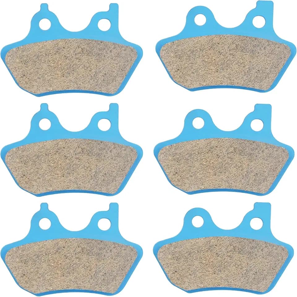 Front & Rear Ceramic Brake Pads for Harley Davidson Touring Softail Dyna