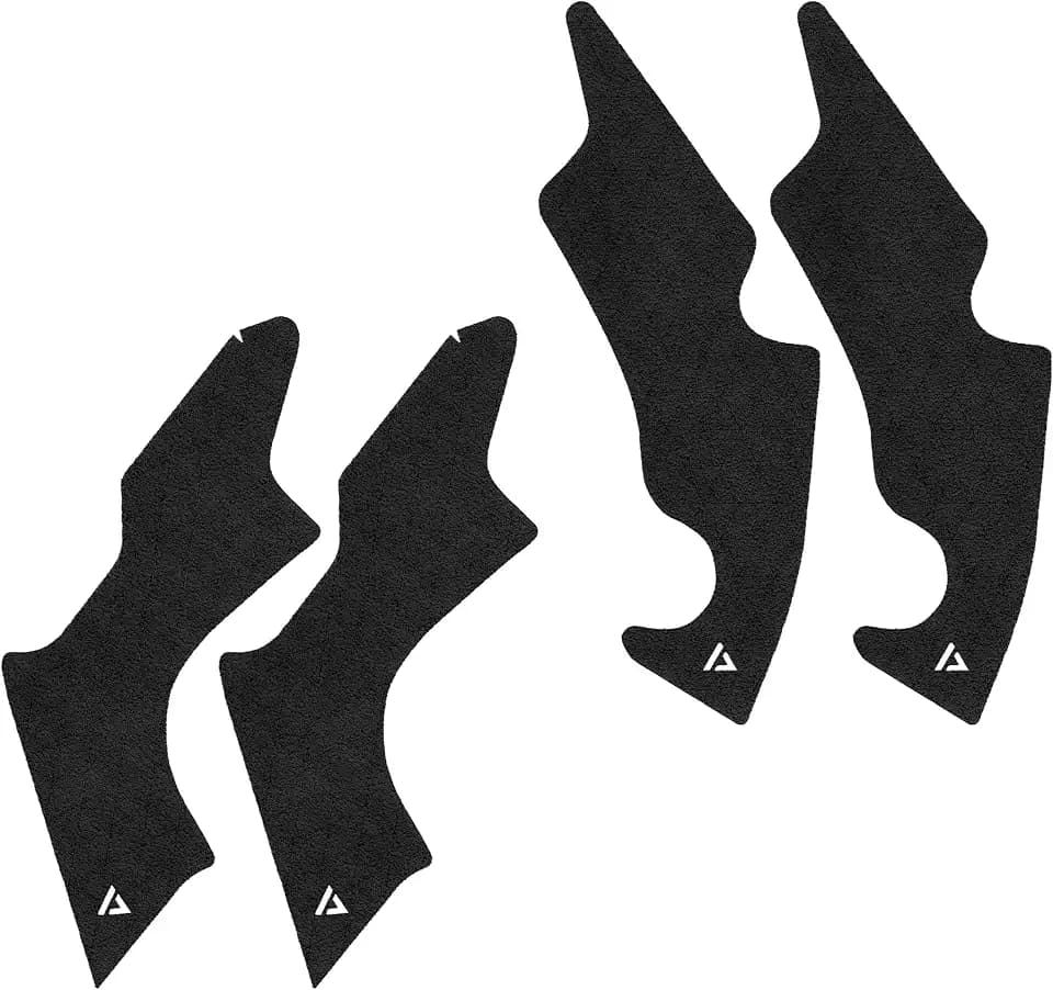 Honda CR125 CR250 Rubberized Frame Grip Tape/Guard │ (Fits: 2002-2007) (2 Pairs - Black)
