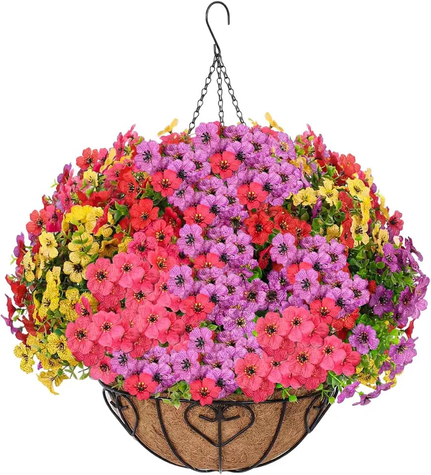 Artificial Hanging Flower for Outdoors(Mixed)