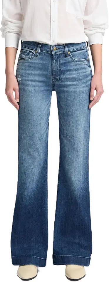 7 for All Mankind Women's Dojo Short in Slim Illusion Jeans