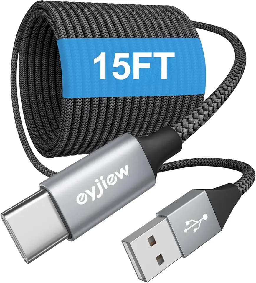 USB to USB C Cable, USB A to USBC Cable Charger Cord for iPhone 17/16/15