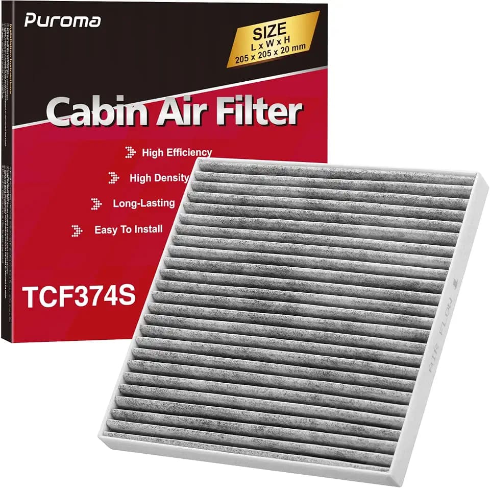 Puroma Cabin Air Filter Activated Carbon for CP374 CF10374 Tacoma Dart Vibe