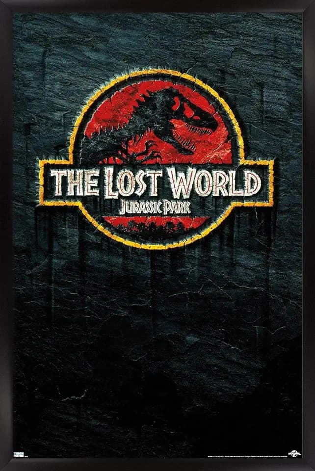 Trends International Jurassic Park: The Lost World - Logo Wall Poster, 22.375" x 34", Black Framed Version