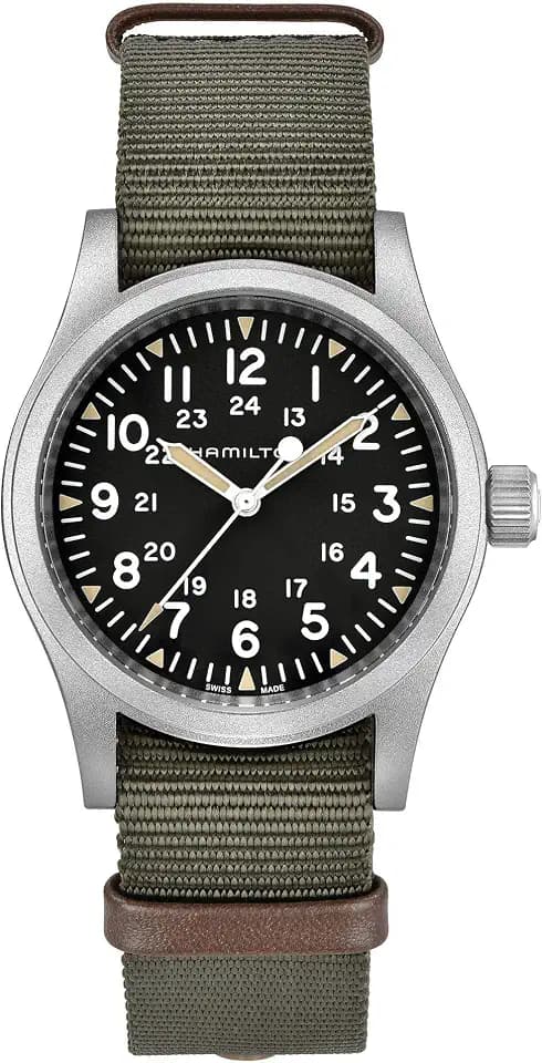 Hamilton Khaki Field Mechanical Men's Watch, 38mm Stainless Steel Case