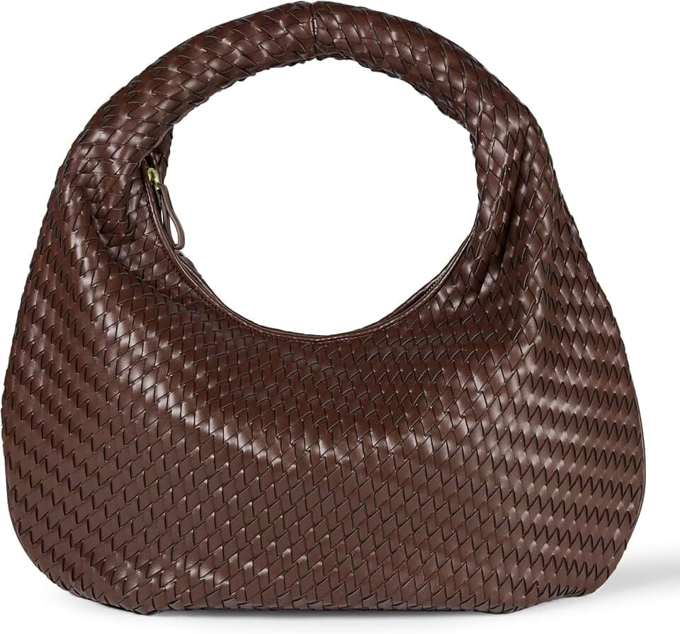 Amazon Essentials Women's Woven Shoulder Bag