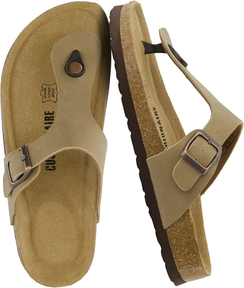 Leah Cork Footbed Thong Sandal