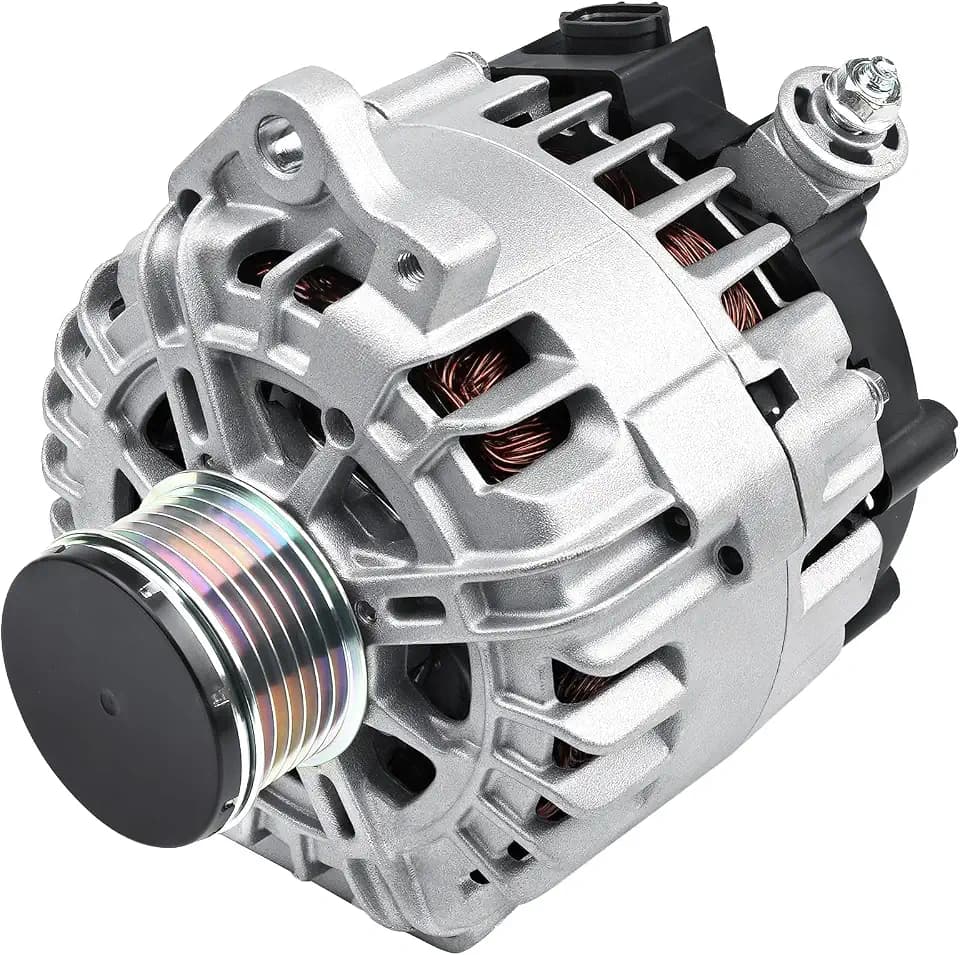 New Alternator Fit for L4 2.5L Nissan 2007-2012 Altima, 2007-2012 Sentra, 2011-2013 Rogue, 2014 2015 Rogue Select, Replacement for 11258, 23100-JA02A, TG12C032, AVA0074, TG12S217, 11258N