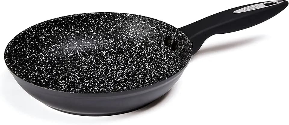 Zyliss Ultimate Antihaft Bratpfanne Induktion 20cm, Geschmiedetes Aluminium, Schwarz, Kein Öl oder Butter erforderlich, Spülmaschinenfest, 10 Jahre Antihaftgarantie