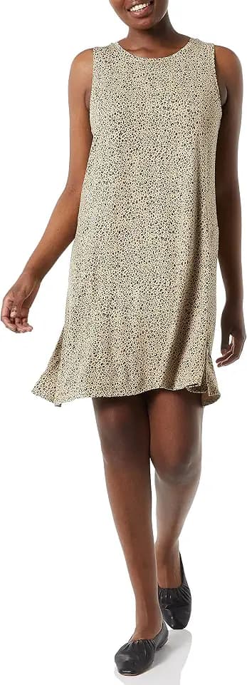 Amazon Essentials Women's Tank Swing Dress, Fitted Through Chest