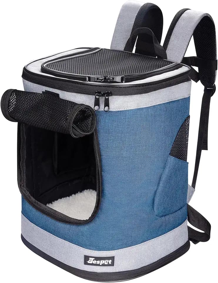 Jespet Soft Pet Carrier Outdoor Backpack for Small Dog