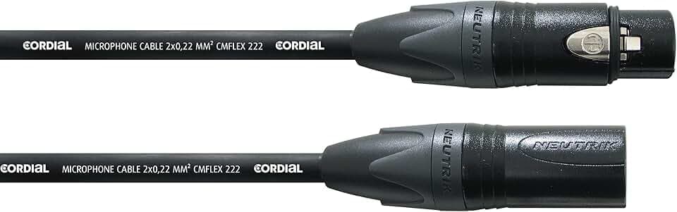 CORDIAL CPM 3 FM-FLEX Mikrofonkabel 3 m