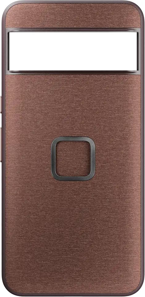 Peak Design Mobile Everyday Phone Case for Google Pixel 8 Pro, Redwood, Slim Profile, Drop Protection, Weatherproof Fabric Shell, SlimLink Connects to Mobile Mounts & Gear