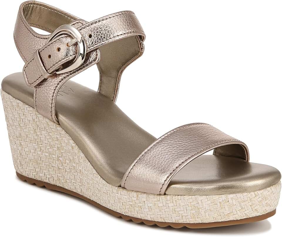 Naturalizer Women's Stella4 Strappy Wedge Sandals