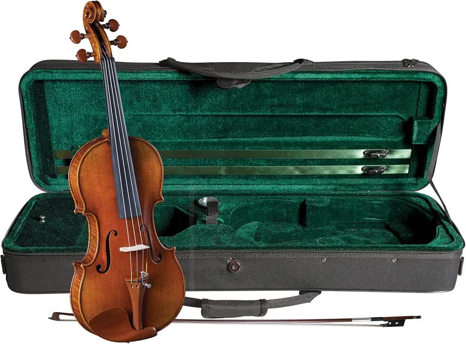 Cremona SV-800 4/4 Premier Artist Violin Outfit – Bow & Case Included, Hand-Carved Tonewoods, Hill-Style Fittings, Thomastik Dominant Strings