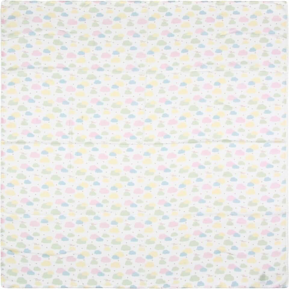 THUN - Decke aus Bambus - 70% Bambusviskose, 30% Baumwolle - Kollektion Baby Dolce Bauernhof - 120 x 120 cm