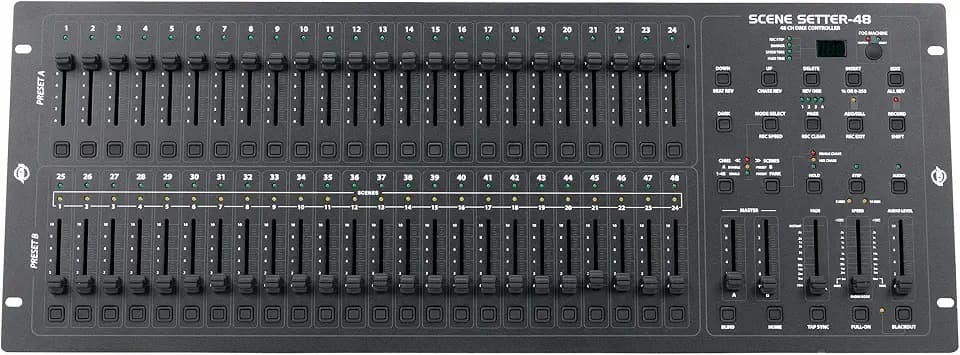 ADJ Products SCENE-SETTER 48, Channel DMX Dimming Controller, Professional Light Show Control Board