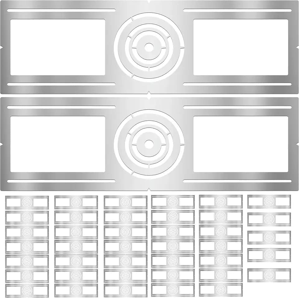 New Construction Mounting Plate, 3-4-6 Inch, LED Recessed Lighting Housing Kits for remodeling, Basement remodeling, Hanging Ceiling and LED Lighting, Shallow Recessed Lighting Housing Plate,40PC