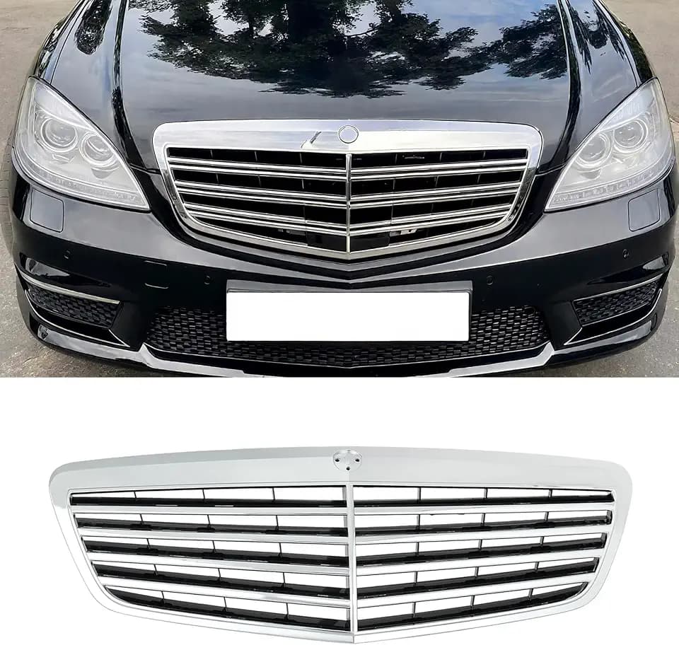 Front Grill Compatible with Mercedes Benz W221 LCI S-Class 2010-2013