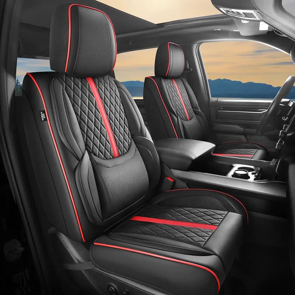 Seat Covers for 2019-2026 Dodge Ram 1500/2500/3500, Flat Bench