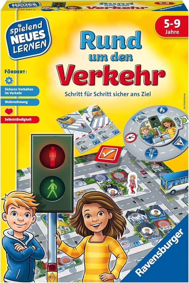 Ravensburger Kinderspiel Rund um den Verkehr - Lernspiel ab 5 Jahre