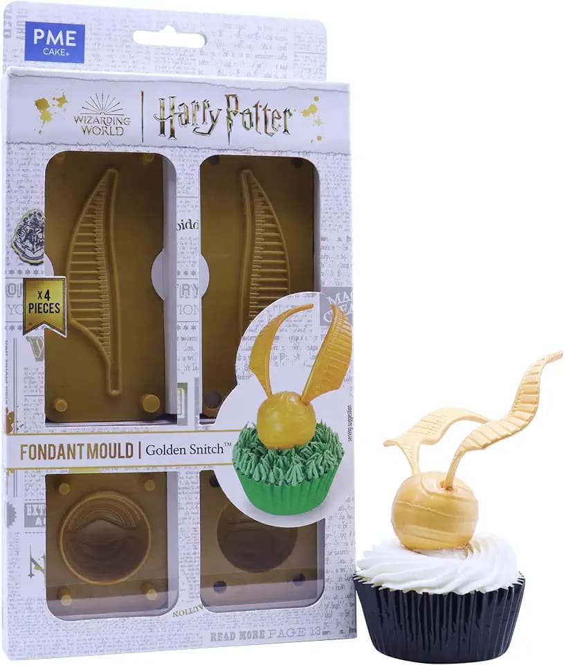 PME Harry Potter Fondant Form, 4er-set, Quidditch Golden Snitch