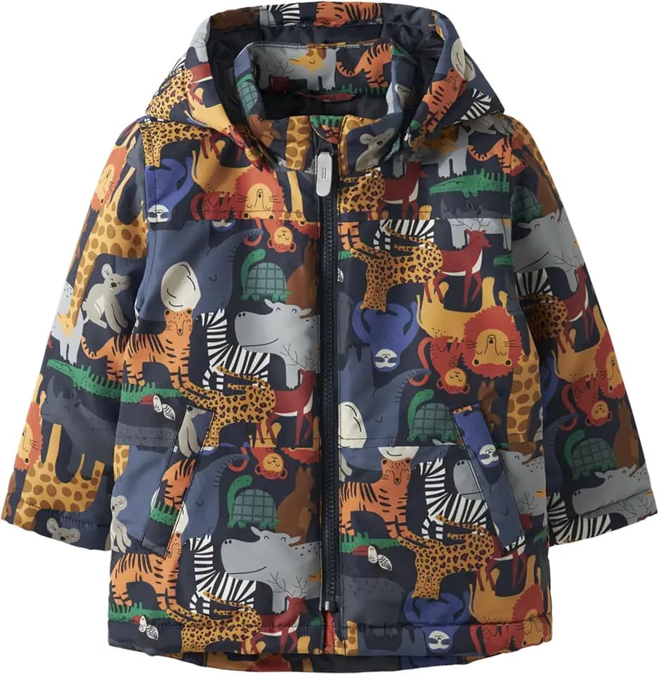 Name It Jungen Nmmmax Pa Jacket AOP Noos, Dark Sapphire, Numeric_110