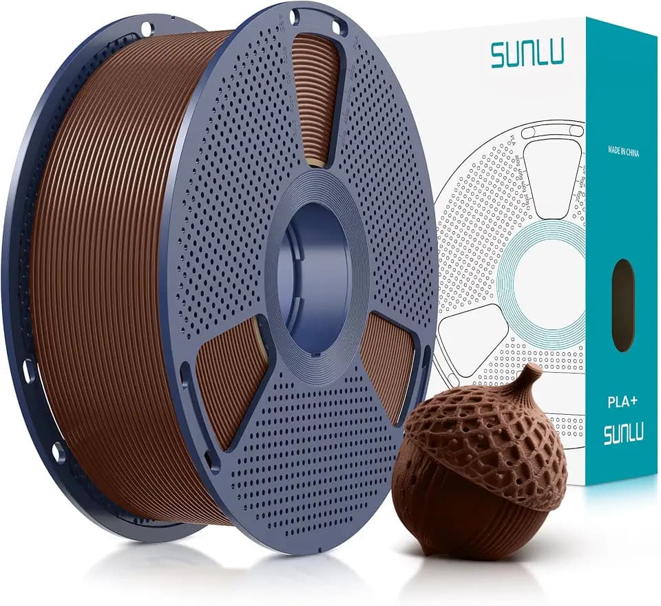SUNLU PLA+ Filament 1.75mm, 1KG Kaffeebraun