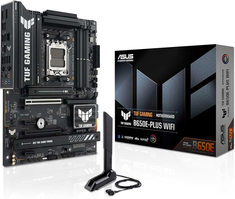 ASUS TUF Gaming B650E-PLUS WiFi DDR5 PCIe 5.0 Ready 3x M.2 2.5Gb LAN DisplayPort HDMI USB Type-C