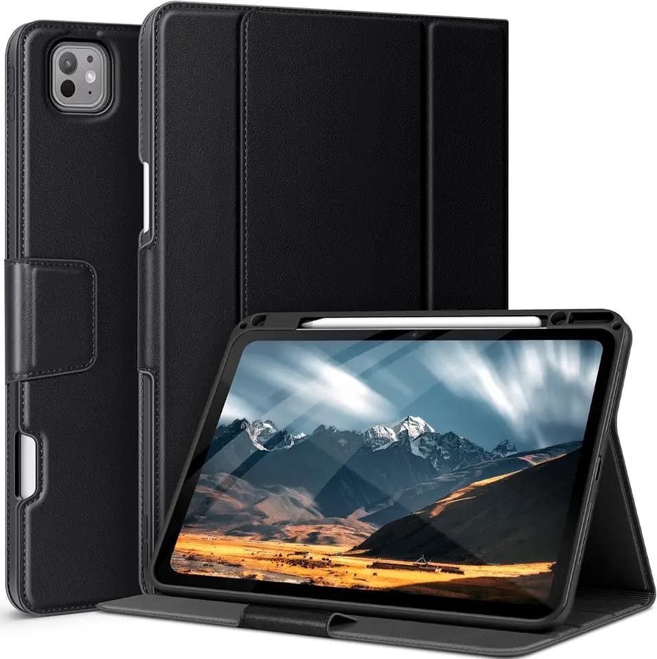 auaua Case for iPad Pro 13 Inch (M5/M4), Black