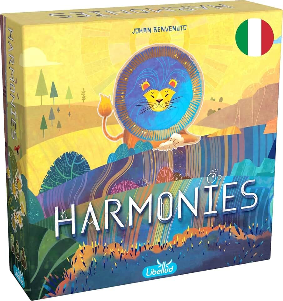 Asmodee, Harmonies, Brettspiel, 10+ Jahre, 1-4 Spieler, italienische Ausgabe