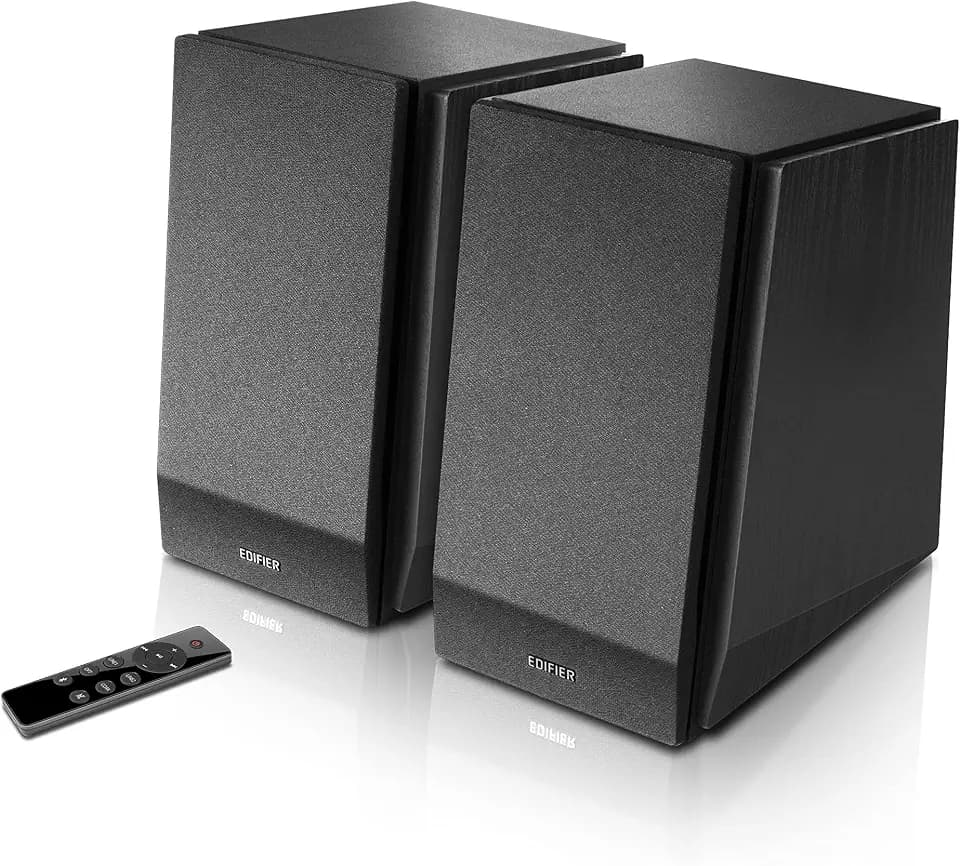 Edifier R1855DB Bluetooth Lautsprechersystem RMS 16Wx2 + 19Wx2, Schwarz