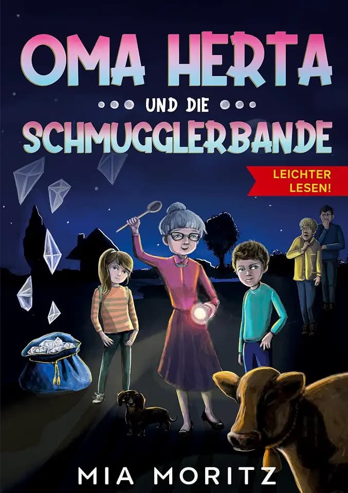 Oma Herta und die Schmugglerbande - Leichter lesen: Ein spannender Kinderkrimi zum Selberlesen für Mädchen und Jungen ab 8 Jahren
