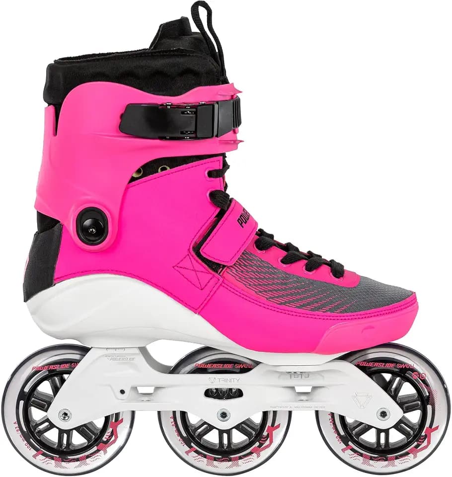 Powerslide Inline Skate Swell Electric Pink 100-3D Adapt, für Fitness, für Damen und Herren