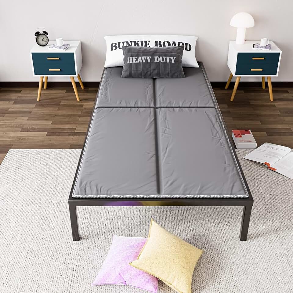 Nutan 15mm Bunkie Board Twin XL (38x80) – Heavy Duty Under Mattress Support, Low Profile Bed Support Board for Slatted Bed Frame, No Box Spring Needed, Noise Free, Non-Slip, Made in USA