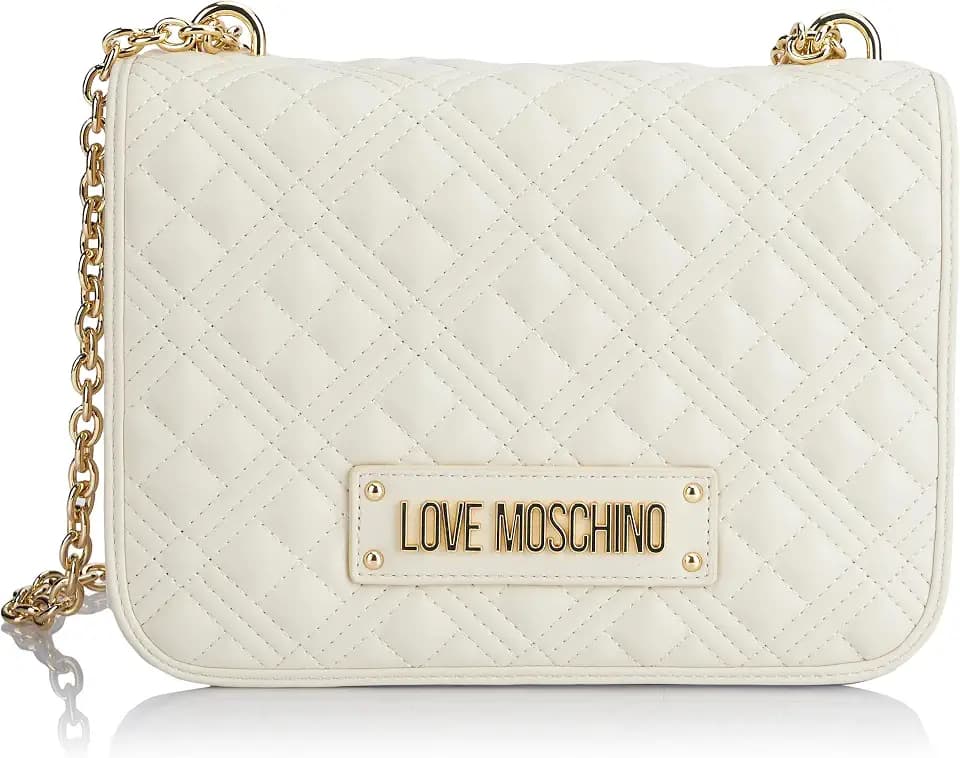 Love Moschino Damen Umhängetasche, Weiß
