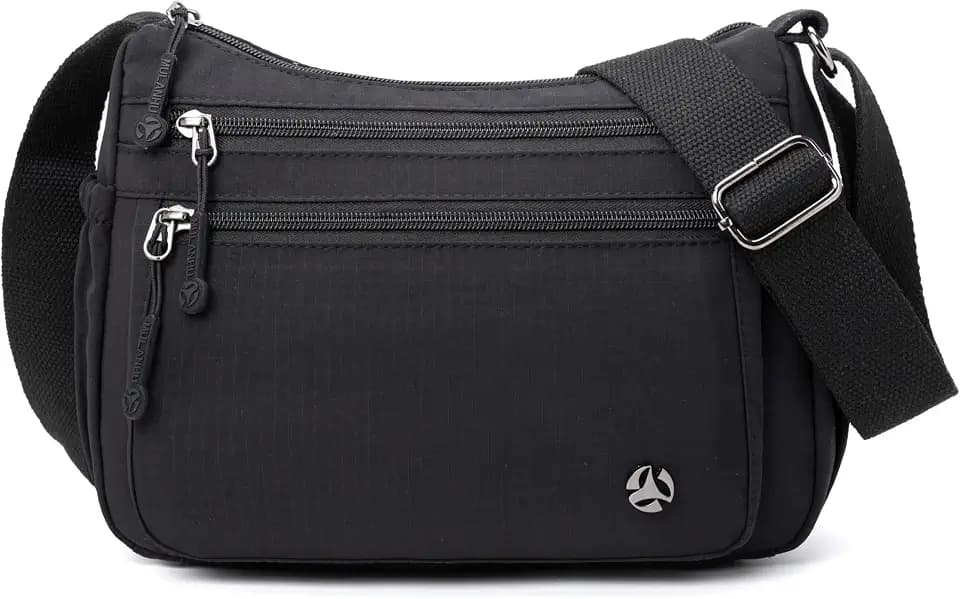 Crossbody Bags for Women Waterproof Nylon Shoulder Bag Roomy Multiple Pockets Messenger Purses Handbags