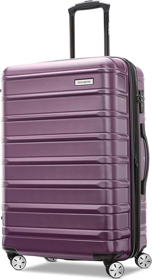 Samsonite Omni 2 Hartschalen-Koffer, erweiterbares Gepäck mit 360-Grad-Rollen