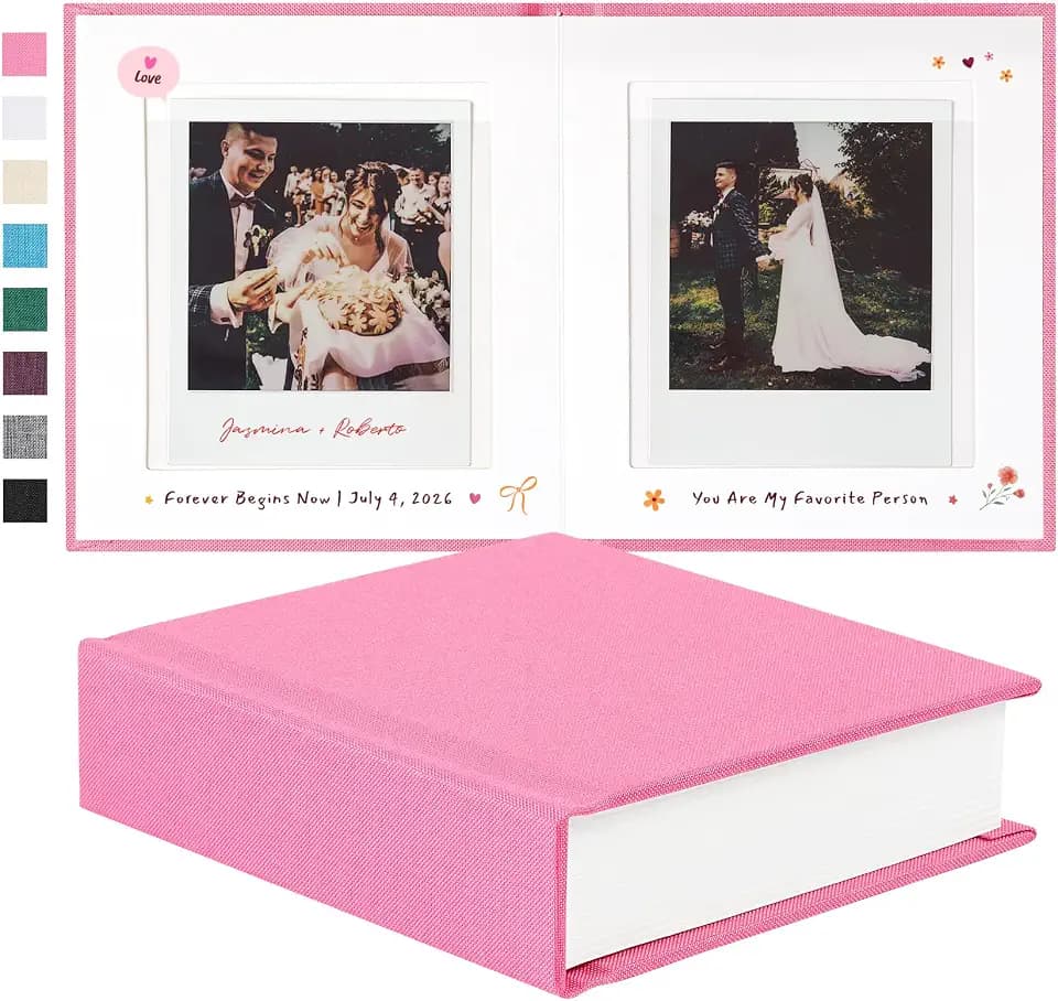 Small Polaroid Photo Album with Writing Space for i-Type/600/SX-70