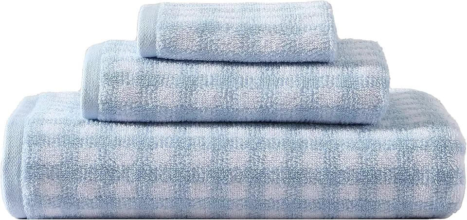 Laura Ashley - Hand, Fingertip & Bath Towel Set, 3 Pack Towels