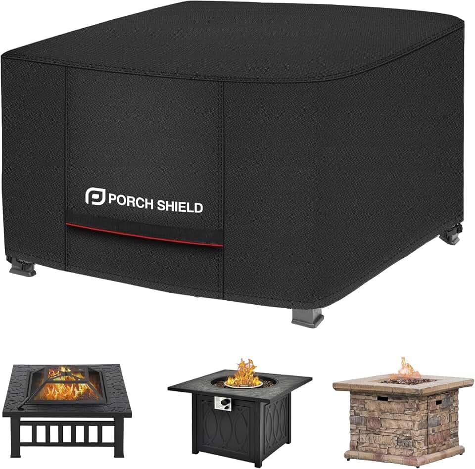 Porch Shield Square Patio Fire Pit Cover 32 x 32 inch