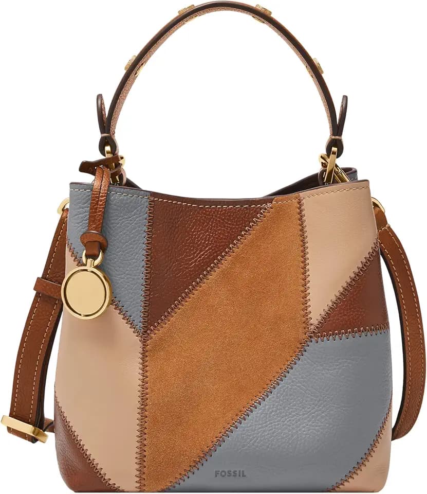 Fossil Womens Jessie Small Bucket Crossbody Bag